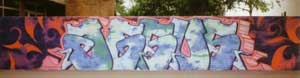 Jesus Graffiti on a Church Wall by Werner "Mr.W" Skolimowski