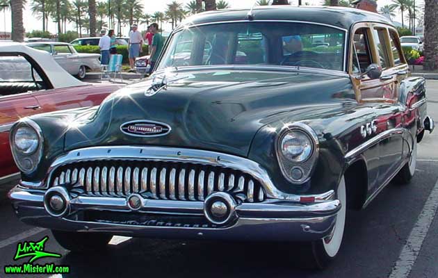 Green 1953 Buick Stationwagon