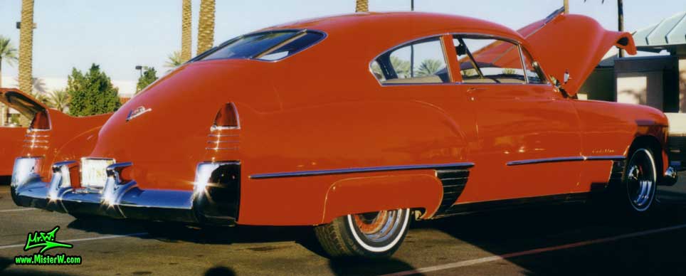 Red 1948 Cadillac Series 62 Sedanet Coupe 2 Door Fastback