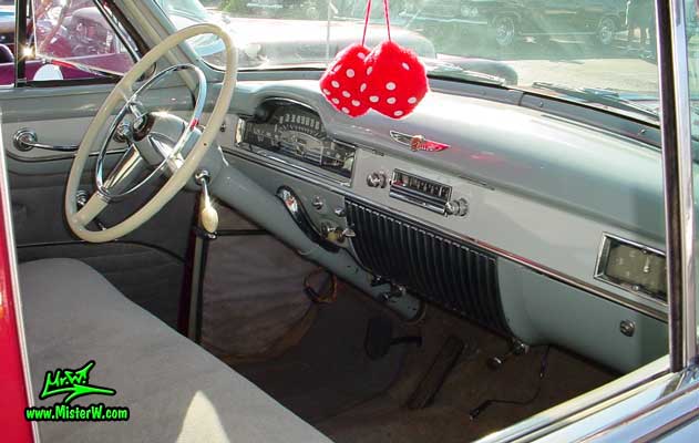 Dashboard of a 1950 Cadillac
