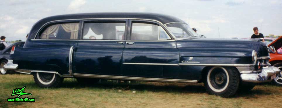 Black 1951 Cadillac Hearse with Suicide Doors