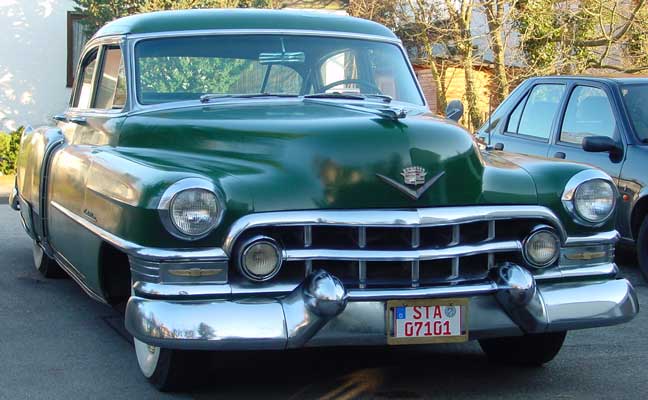 Photo of a green 1952 Cadillac Fleetwood Series 60 Special Sedan 4 Door Hardtop, provided by Chris from Starnberg, Germany. 1952 Cadillac Fleetwood Series 60 Special Sedan 4 Door Hardtop