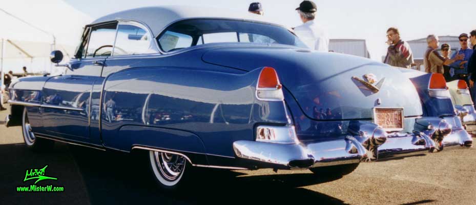 blue 1953 Cadillac Coupe