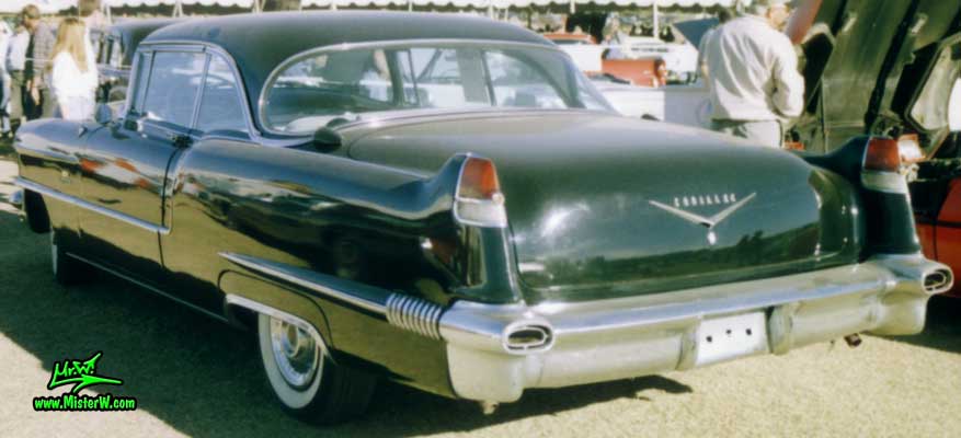 Photo of a black 1956 Cadillac Coupe 2 Door Hardtop at a Classic Car auction in Scottsdale, Arizona. Black 1956 Cadillac