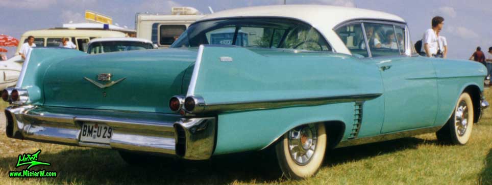 Turquoise 1957 Cadillac Coupe