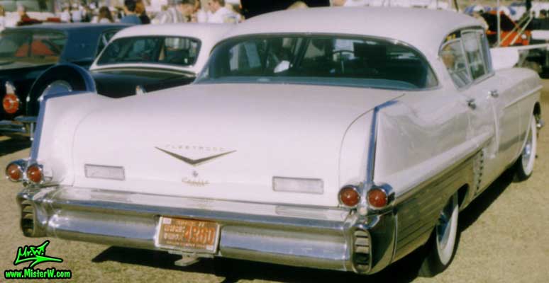 White 1957 Cadillac Fleetwood Sixty Special