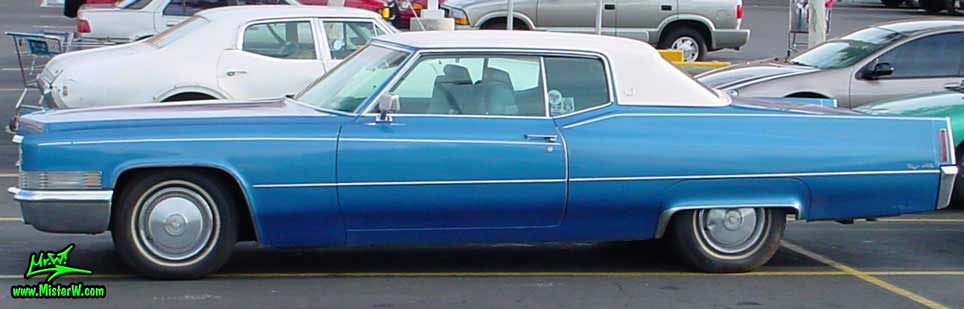 Blue 1970 Cadillac Coupe DeVille