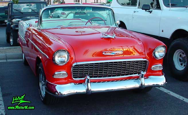 1955 Chevrolet Bel Air Convertible front Chrome Grill