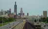 The Subway & the Sears Tower in Downtown Chicago, Illinois