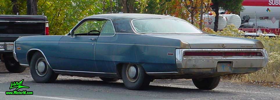 Rearview of a 1970 Chrysler Coupe