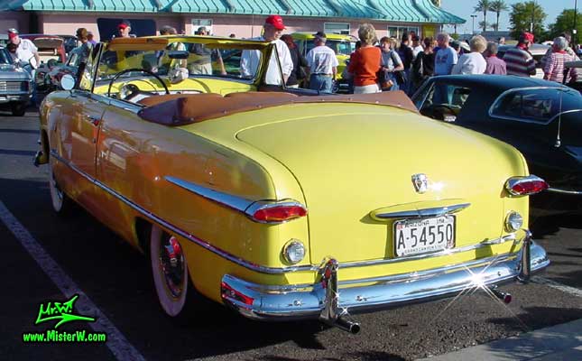 rearview of a 1951 Ford Convertible