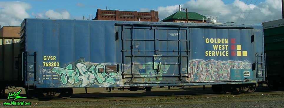 Two One Rak Kaper Freight Train Graffiti