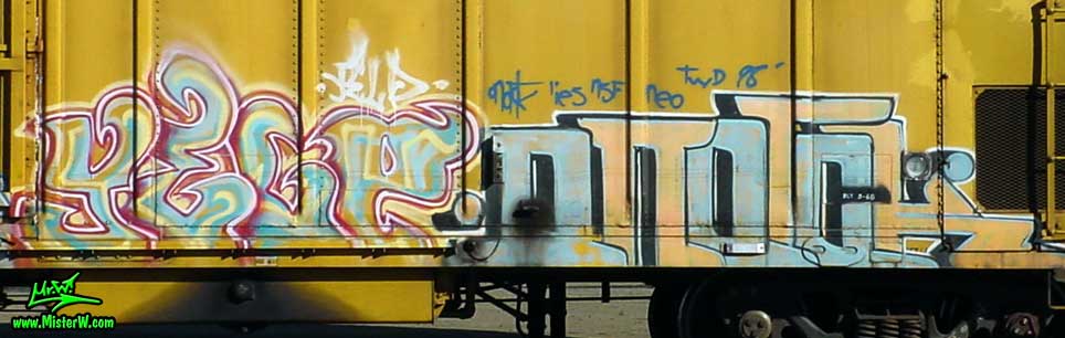 YELP ONOrOK  Yelp Onorok Freight Train with Graffiti