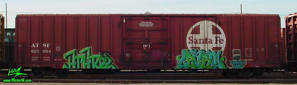 ATARee LeaRN Ataree Learn Freight Train Graffiti