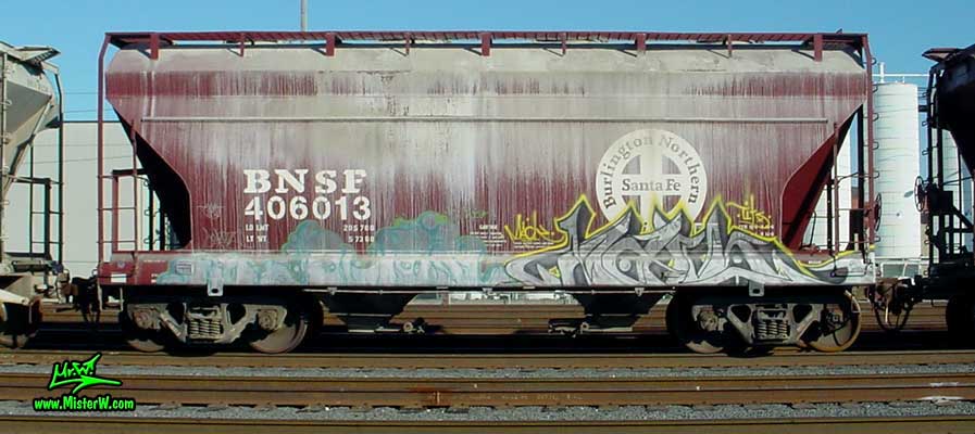 Mack Freight Train Graffiti