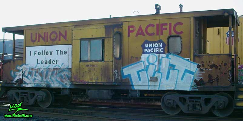 Tilt Freight Train Graffiti
