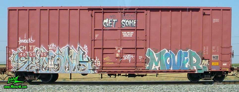 Mover Freight Train Graffiti
