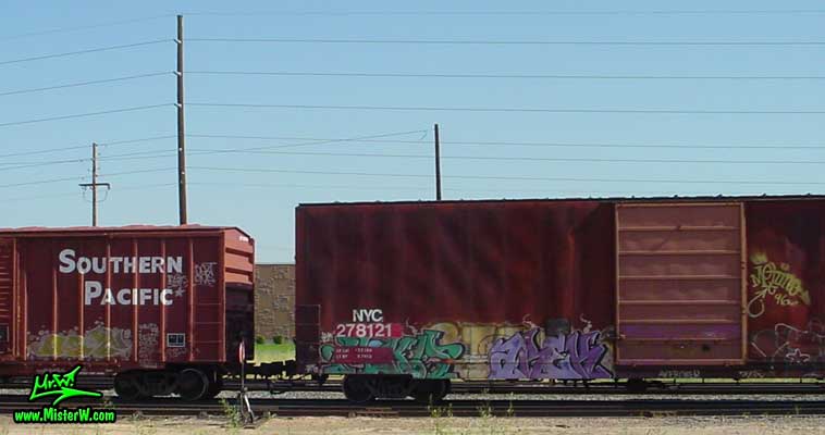 Arek Freight Train Graffiti