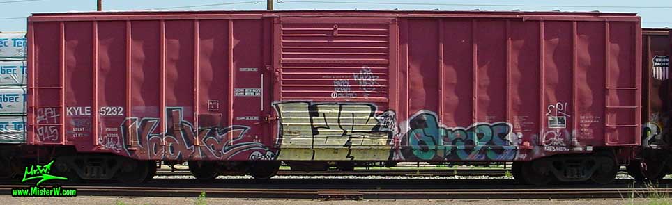 VodKa otraS Vodka Otras Freight Train Graffiti