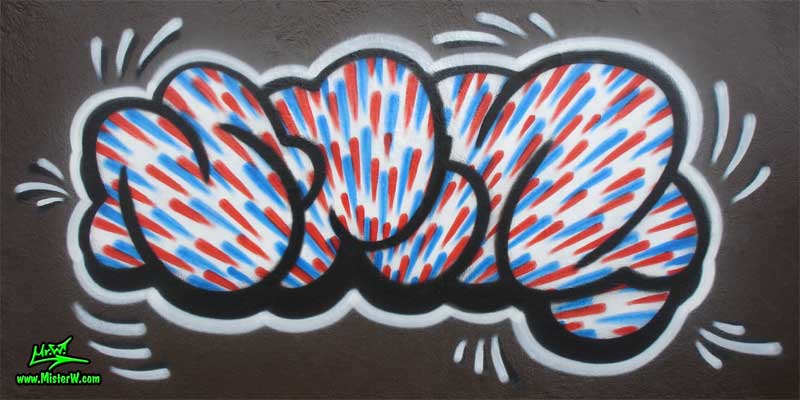 Graffiti ART by Mr.W. Professional Muralartist, Spraypainter & Vandalist! www.MisterW.com