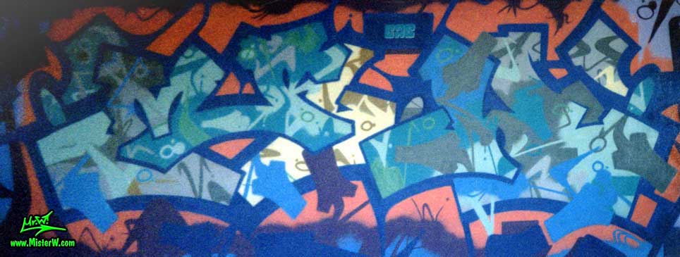 Flachsland - Haus der Jugend (Youth Center) in Hamburg Barmbek Mr.W! - Graffiti Painting