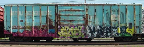 Freight Trains - Graffiti Gallery by Mr.W.