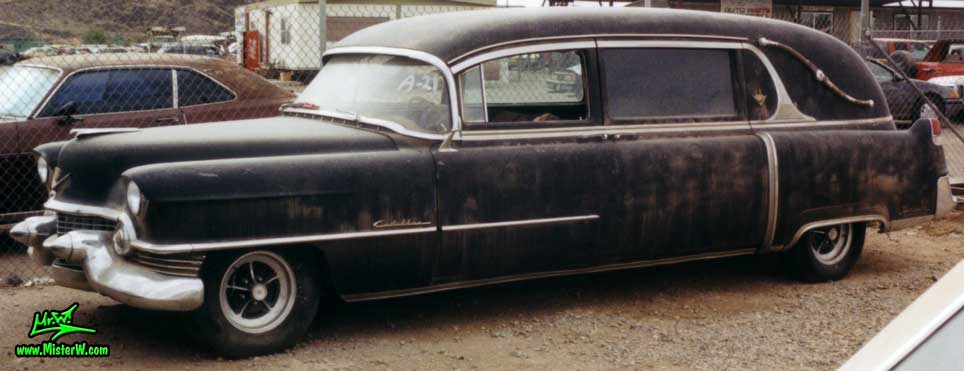 54 Caddy Hearse Frontview