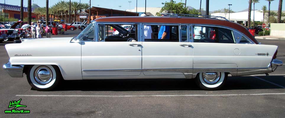 Photo of Phil Schaefer's Custom Built 1956 Lincoln Pioneere Station Wagon at the Scottsdale Pavilions Classic Car Show in Arizona. 1956 Lincoln Pioneere Station Wagon