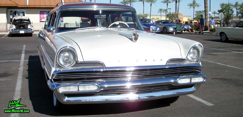Photo of Phil Schaefer's Custom Built 1956 Lincoln Pioneere Station Wagon at the Scottsdale Pavilions Classic Car Show in Arizona. 1956 Lincoln
