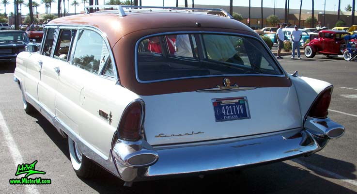 Photo of Phil Schaefer's Custom Built 1956 Lincoln Pioneere Station Wagon at the Scottsdale Pavilions Classic Car Show in Arizona. Custom-Built 1956 Lincoln Stationwagon