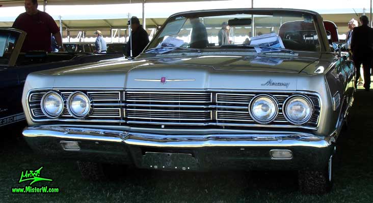 Photo of a silver 1967 Mercury 2 Door Convertible at a Classic Car Auction in Scottsdale, Arizona. 67 Mercury