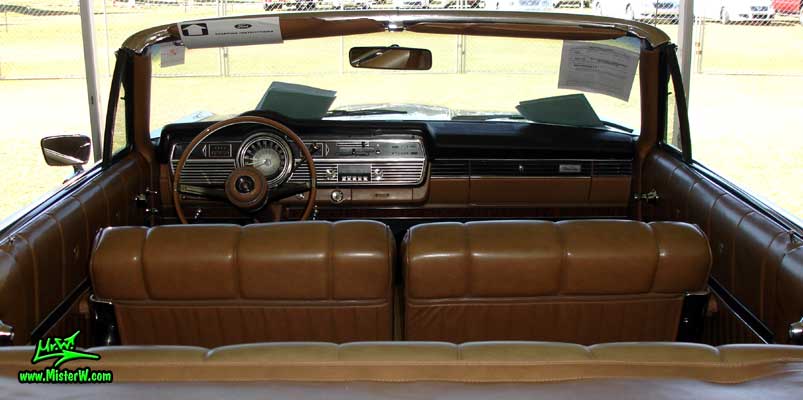 Photo of a silver 1967 Mercury 2 Door Convertible at a Classic Car Auction in Scottsdale, Arizona. 1967 Mercury Interior