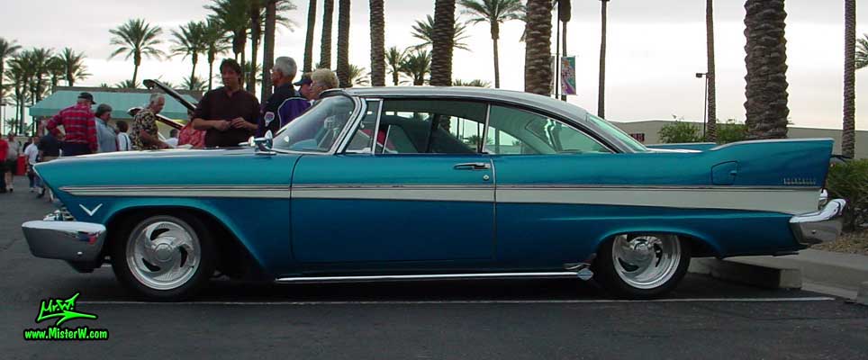 Sideview of a 1957 Plymouth Belvedere Coupe