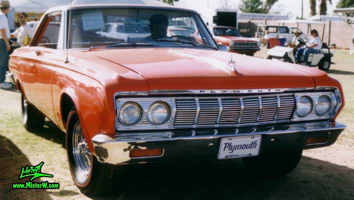 Frontview of a 1964 Plymouth Fury Coupe
