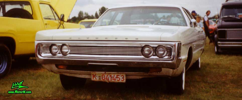 Photo of a white 1970 Chrysler Plymouth 4 Door Hardtop Sedan at a classic car meeting in Germany. 1970 Plymouth Sedan