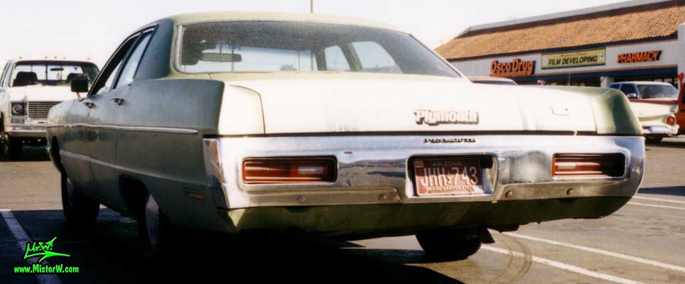 Photo of a green 1971 Chrysler Plymouth 4 Door Hardtop Sedan in Phoenix, Arizona. 1971 Plymouth