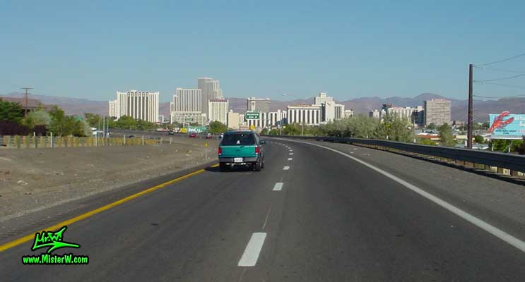 I-80 & Downtown Reno, Nevada
