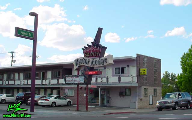 The Savoy Motor Lodge in Downtown Reno