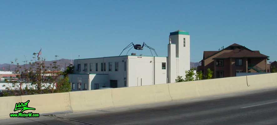 Volkswagen Beetle Spider Sculpture in Reno