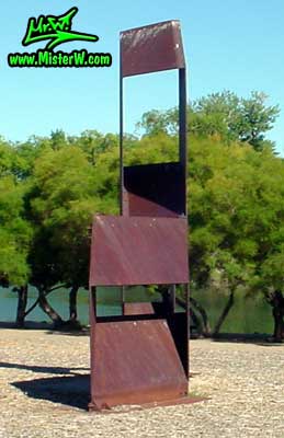 Sculptures at Virginia Lake in Reno