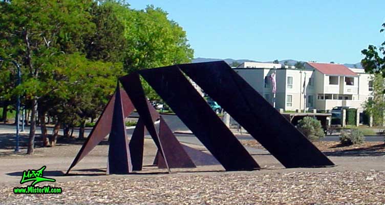 Big Steel Sculpture in Reno