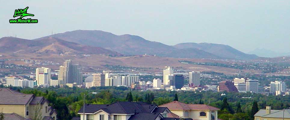 Skyline of Reno, Nevada