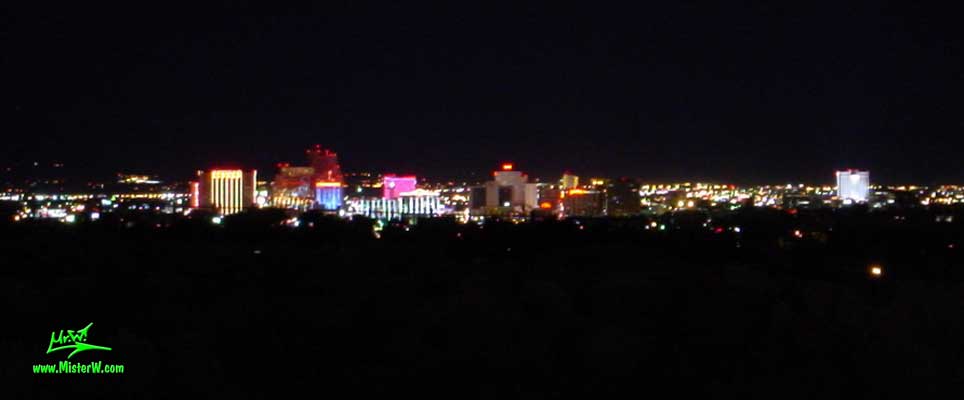 Downtown Reno at night