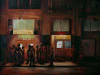 Painting by Wanda Riske