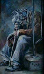 Painting by Wanda Riske
