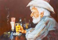 Painting by Wanda Riske