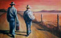 Painting by Wanda Riske