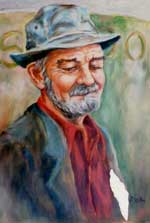 Painting by Wanda Riske