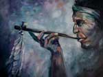 Painting by Wanda Riske