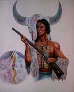 Painting by Wanda Riske